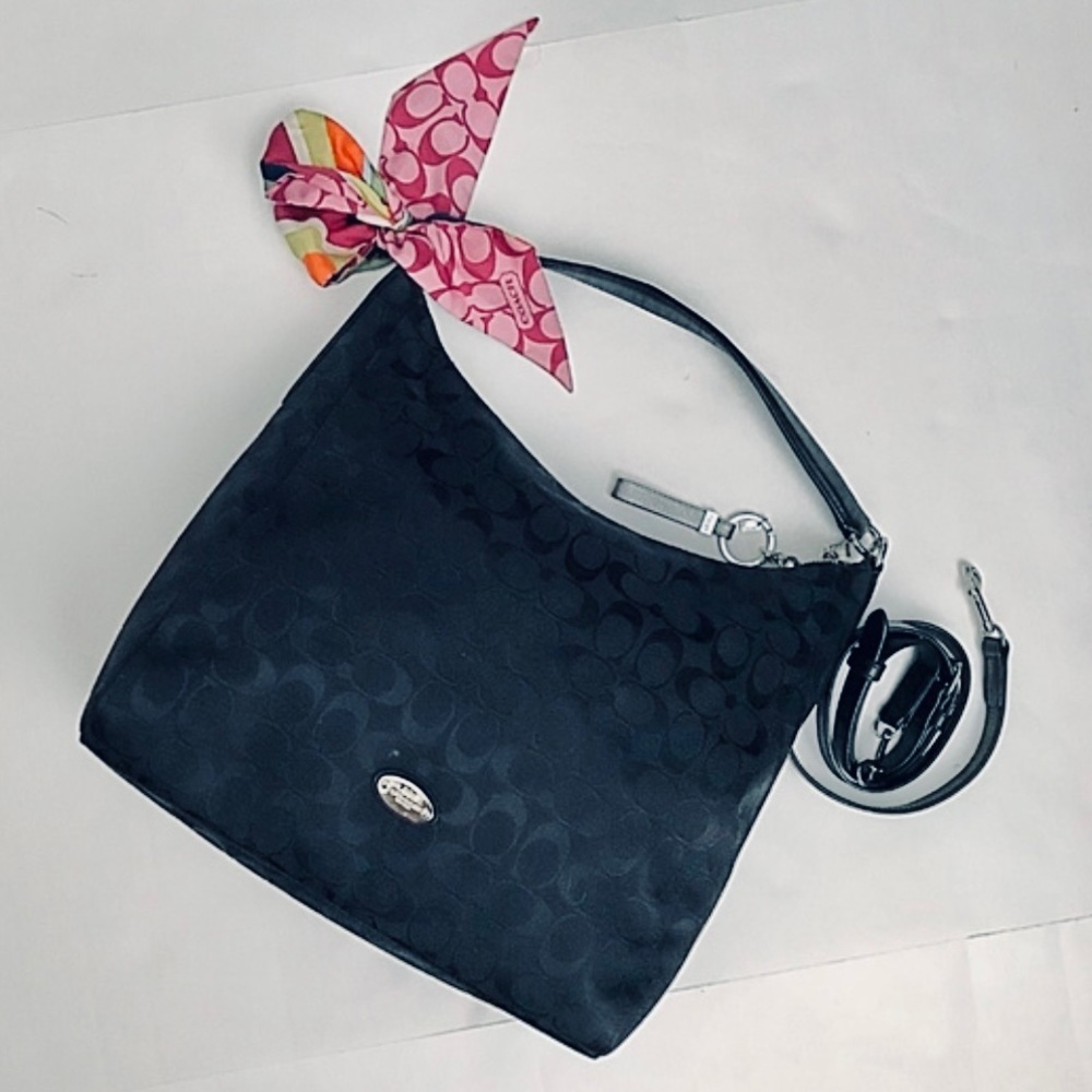 Coach Signature Handbag/Crossbody Bag - Picture 9 of 11
